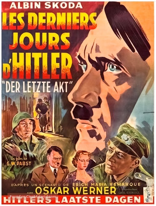 Der Letzte Akt - Belgian Movie Poster