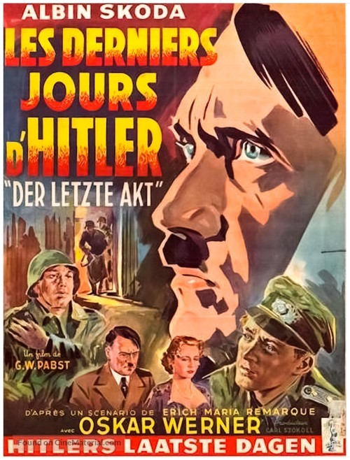 Der Letzte Akt - Belgian Movie Poster