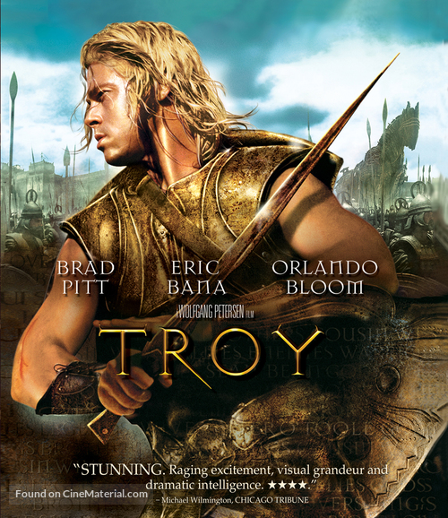 Troy - Blu-Ray movie cover