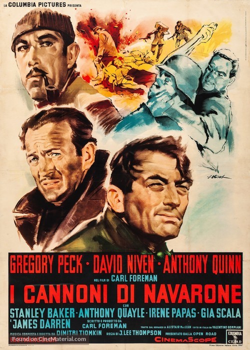 The Guns of Navarone - Italian Movie Poster