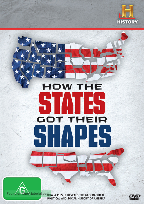 &quot;How the States Got Their Shapes&quot; - Australian DVD movie cover