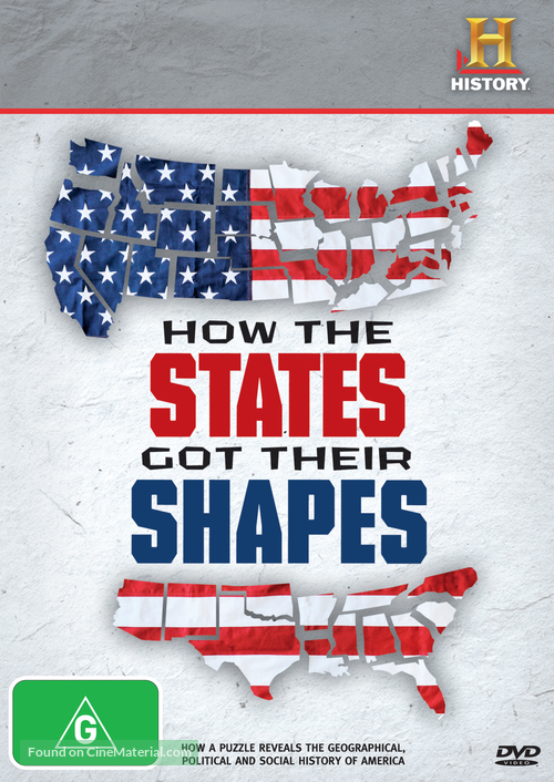 &quot;How the States Got Their Shapes&quot; - Australian DVD movie cover