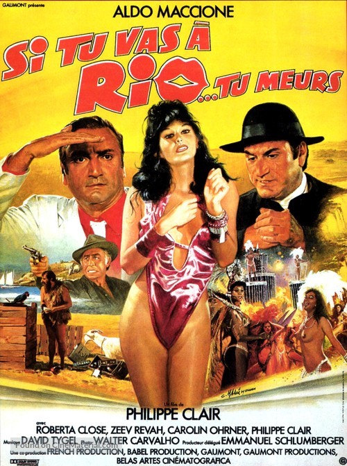 Si tu vas &agrave; Rio... tu meurs - French Movie Poster