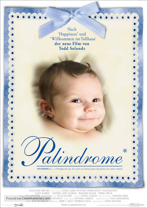 Palindromes - German Movie Poster