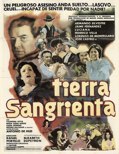 Tierra sangrienta - Mexican Movie Poster