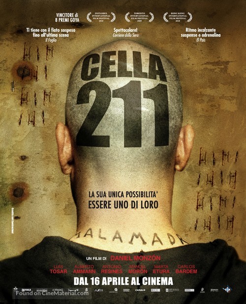 Celda 211 - Italian Movie Poster