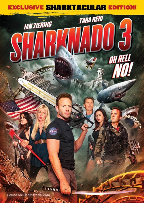 Sharknado 3 - DVD movie cover