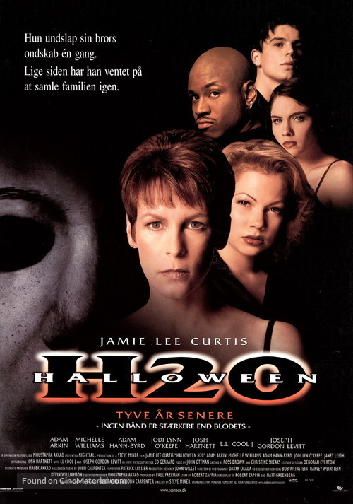Halloween H20: 20 Years Later - Danish Movie Poster