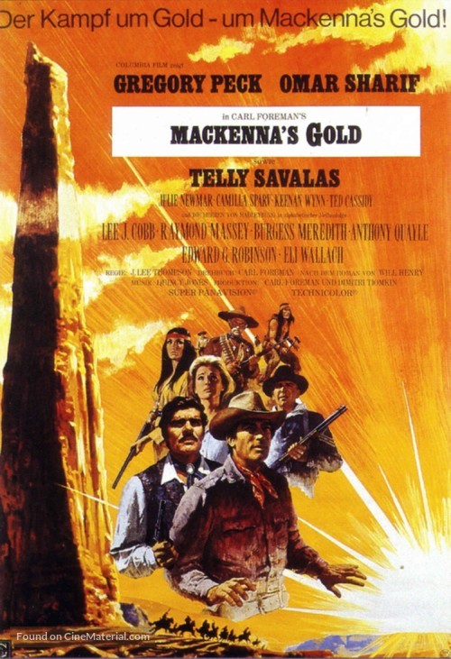 Mackenna&#039;s Gold - German Movie Poster