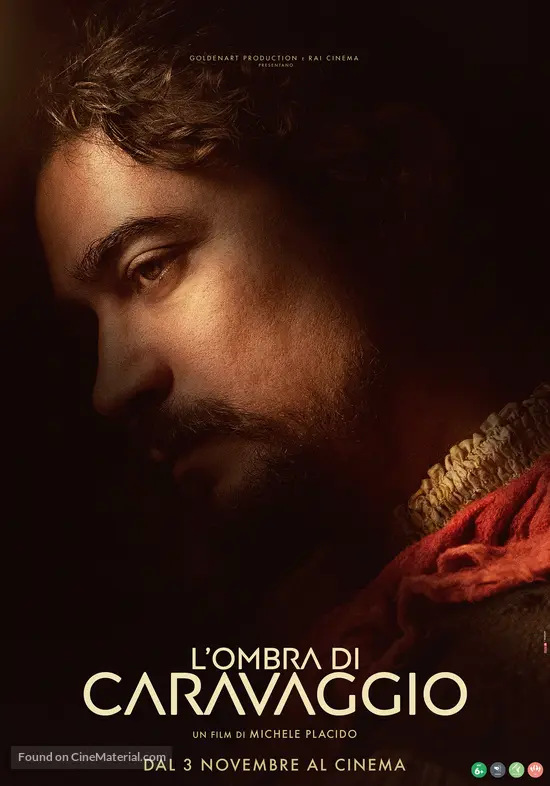 L'ombra di Caravaggio (2022) Italian movie poster