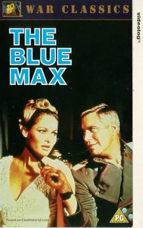 The Blue Max - British VHS movie cover