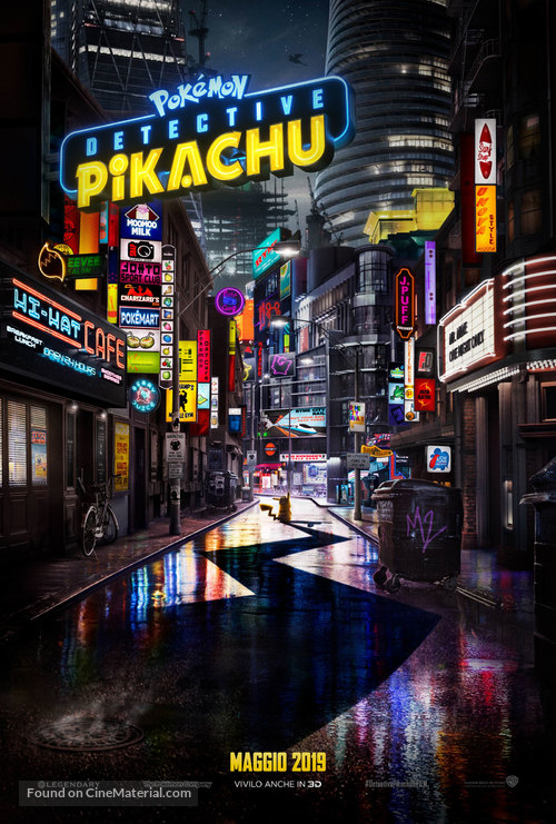 Pok&eacute;mon: Detective Pikachu - Italian Movie Poster