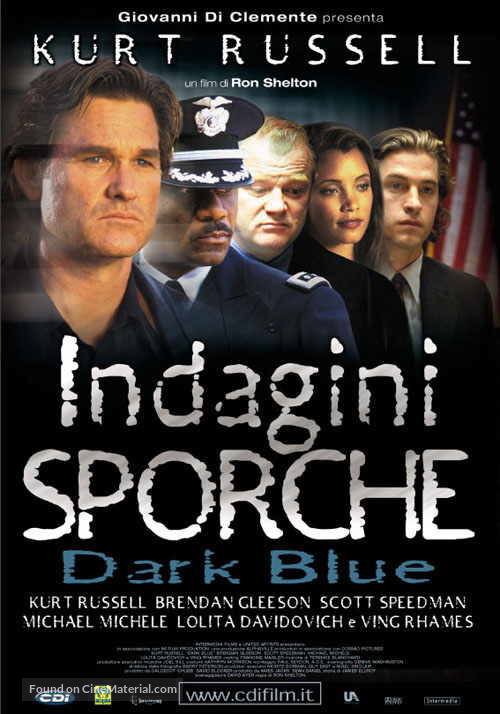 Dark Blue - Italian Movie Poster