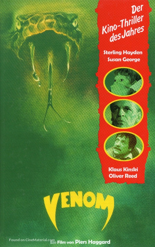 Venom - German DVD movie cover