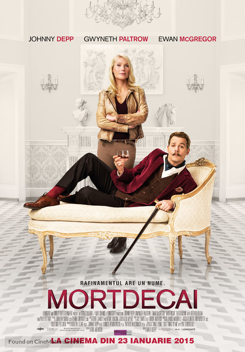 Mortdecai - Romanian Movie Poster