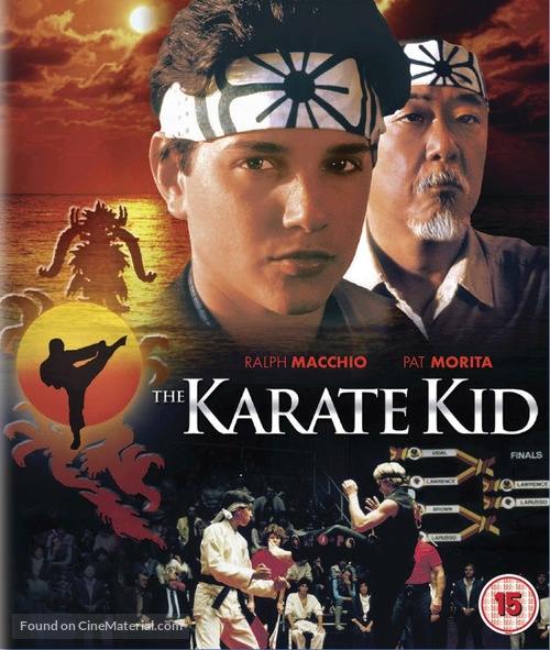 The Karate Kid - British Blu-Ray movie cover