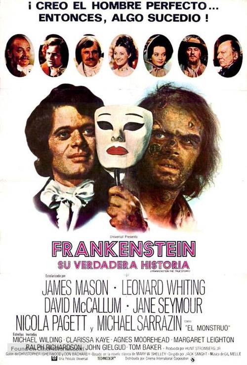 Frankenstein: The True Story - Spanish Movie Poster