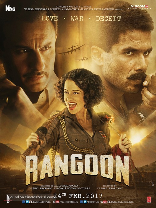 Rangoon - Indian Movie Poster