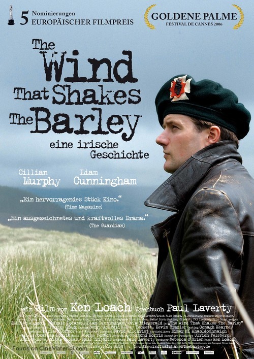 The Wind That Shakes the Barley - German Movie Poster