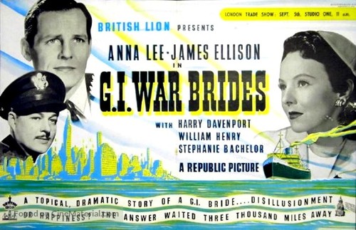 G.I. War Brides - British Movie Poster