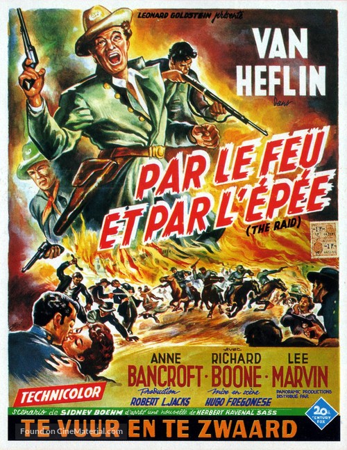 The Raid - Belgian Movie Poster
