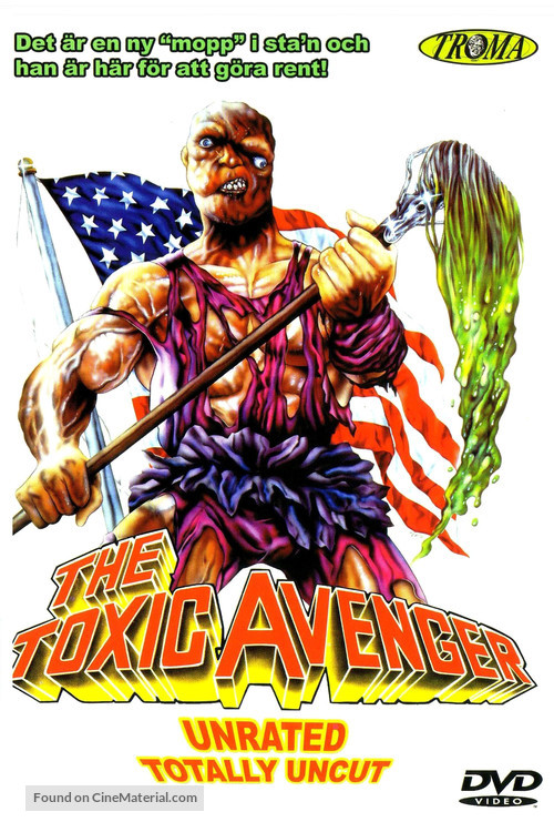 The Toxic Avenger - Swedish DVD movie cover