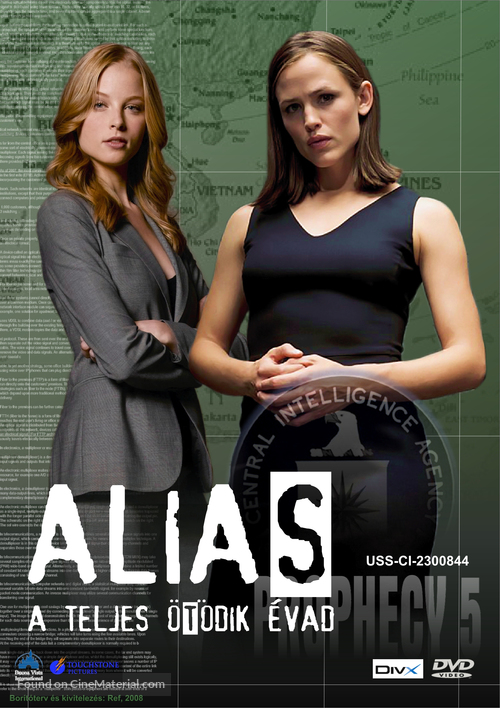 &quot;Alias&quot; - Hungarian DVD movie cover