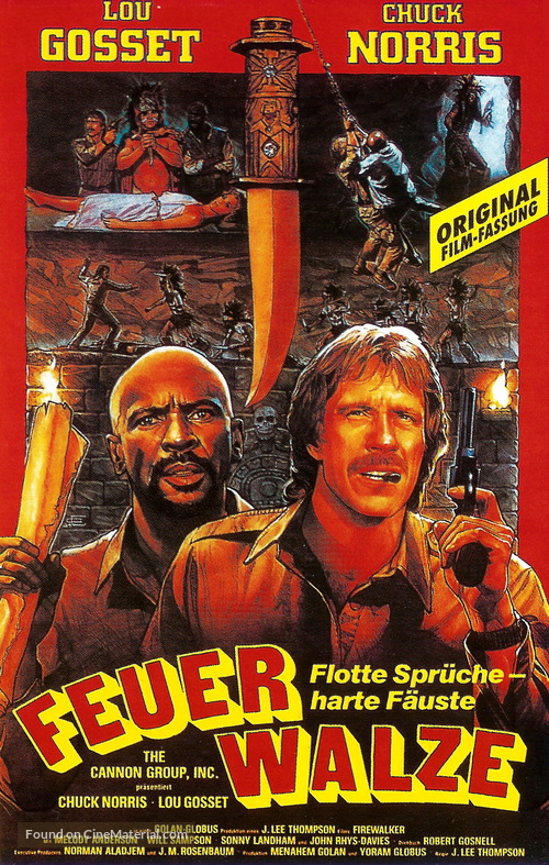 Firewalker - German Movie Poster