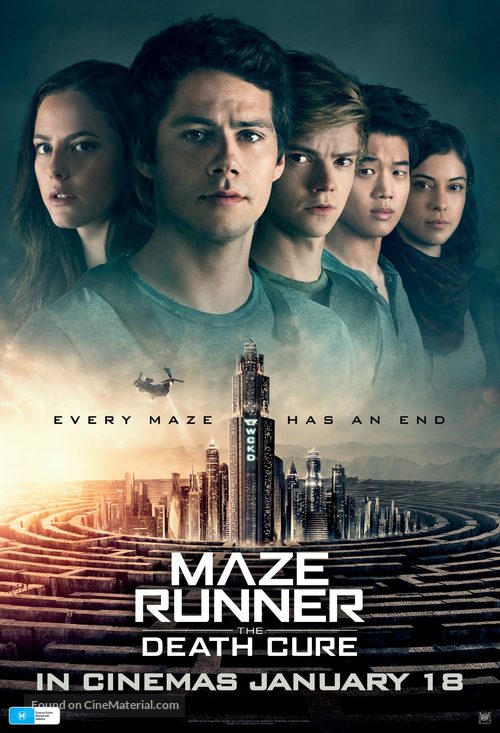 Maze Runner: The Death Cure - Australian Movie Poster