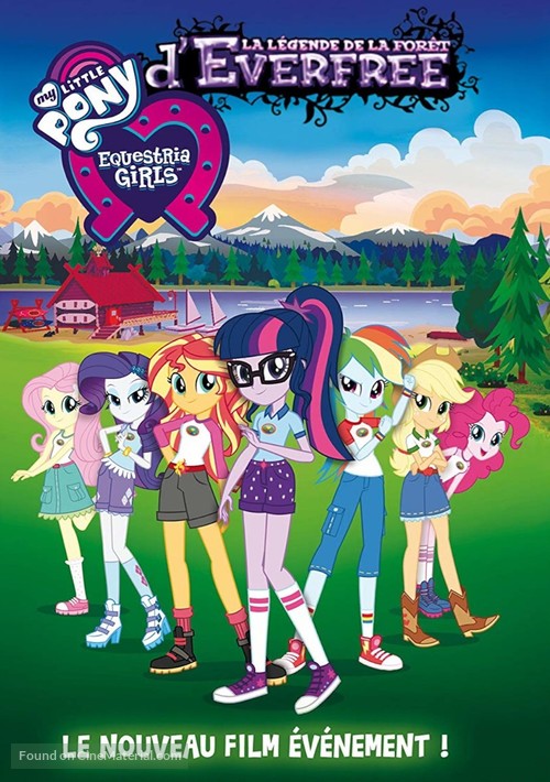 My Little Pony: Equestria Girls - Legend of Everfree - French DVD movie cover