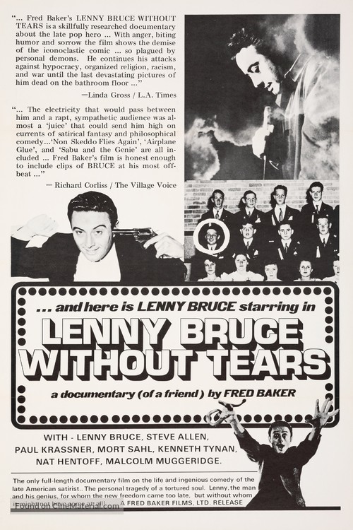 Lenny Bruce Without Tears - Movie Poster