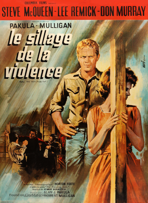 Baby the Rain Must Fall - French Movie Poster