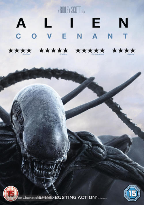 Alien: Covenant - British DVD movie cover