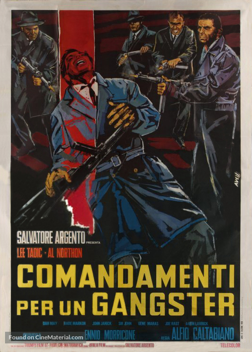 Comandamenti per un gangster - Italian Movie Poster