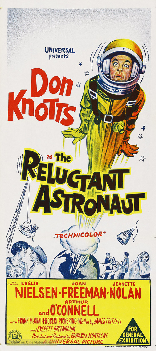 The Reluctant Astronaut - Australian Movie Poster