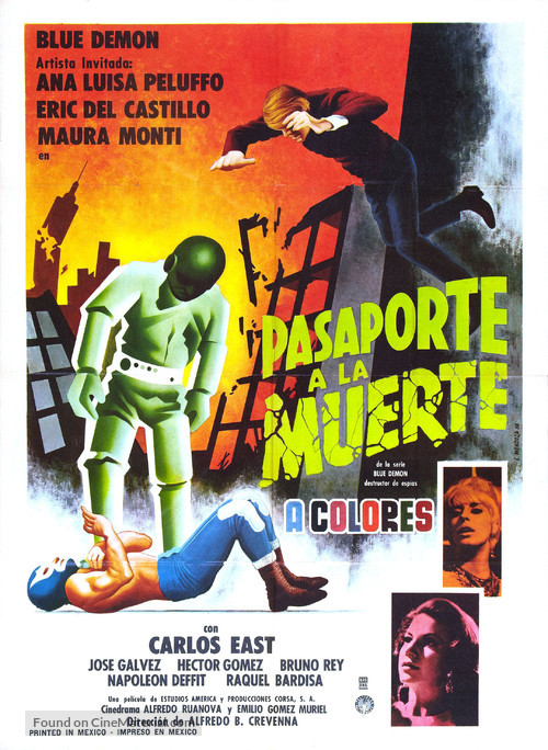 Pasaporte a la muerte - Mexican Movie Poster