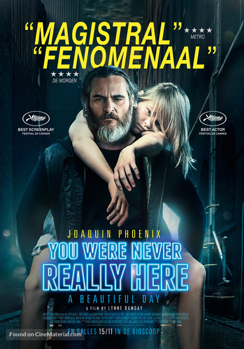 You Were Never Really Here - Belgian Movie Poster