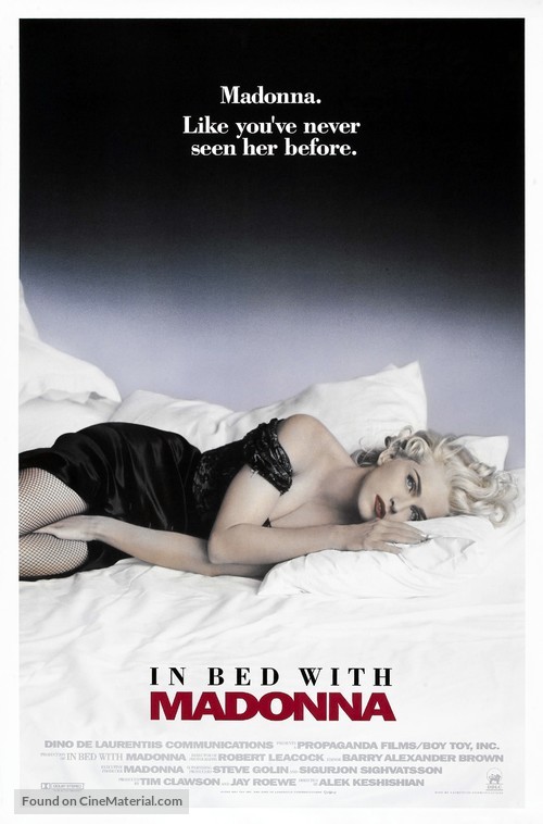 Madonna: Truth or Dare - British Movie Poster