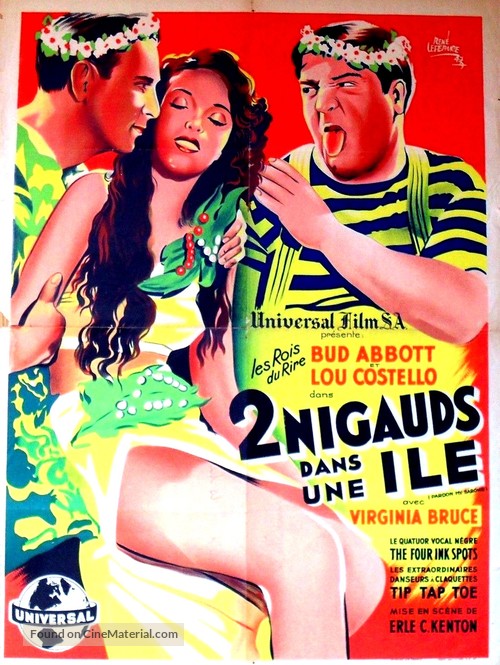 Pardon My Sarong - French Movie Poster