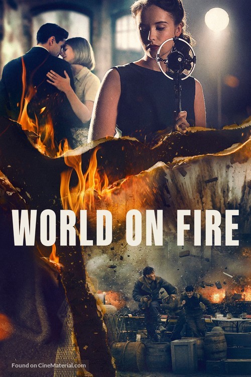 &quot;World On Fire&quot; - British Movie Poster