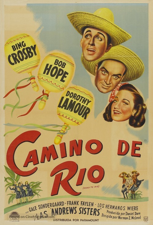 Road to Rio - Spanish Movie Poster