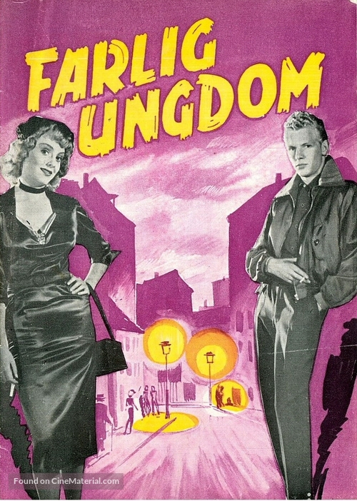 Farlig ungdom - Danish Movie Poster