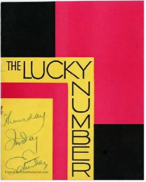 The Lucky Number - Movie Poster