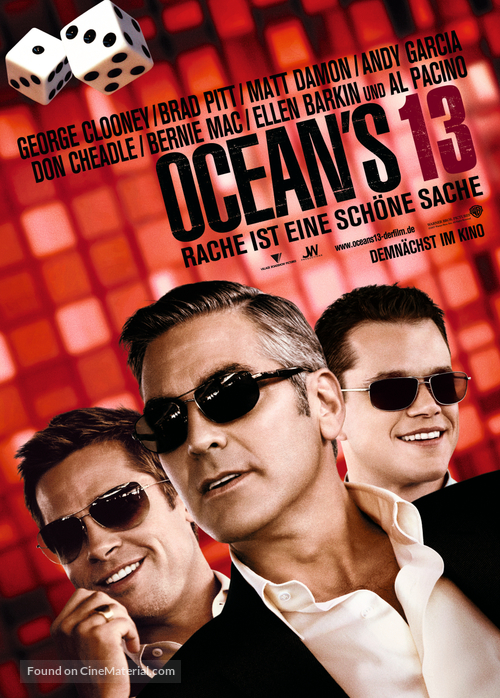 Ocean&#039;s Thirteen - German Movie Poster
