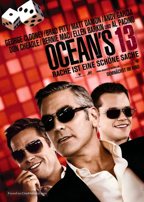 Ocean&#039;s Thirteen - German Movie Poster