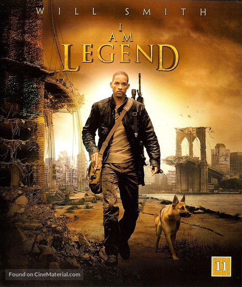 I Am Legend - Danish Blu-Ray movie cover
