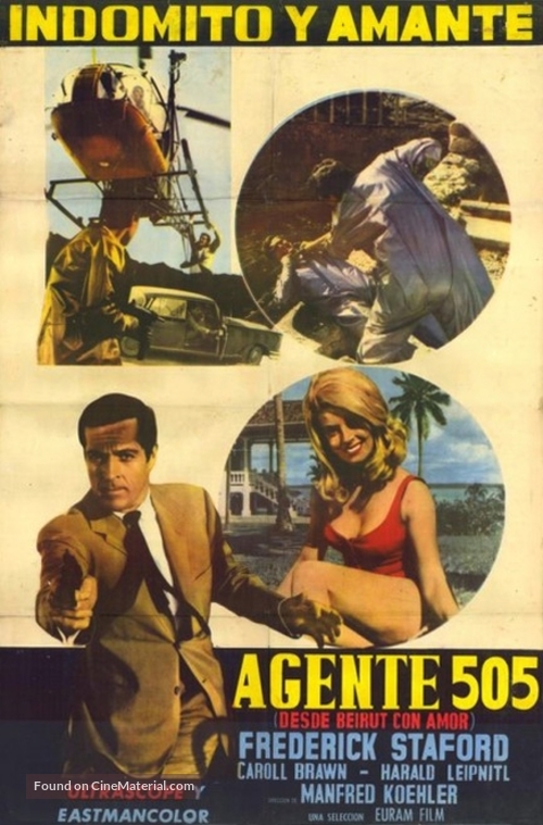 Agent 505 - Todesfalle Beirut - Argentinian Movie Poster