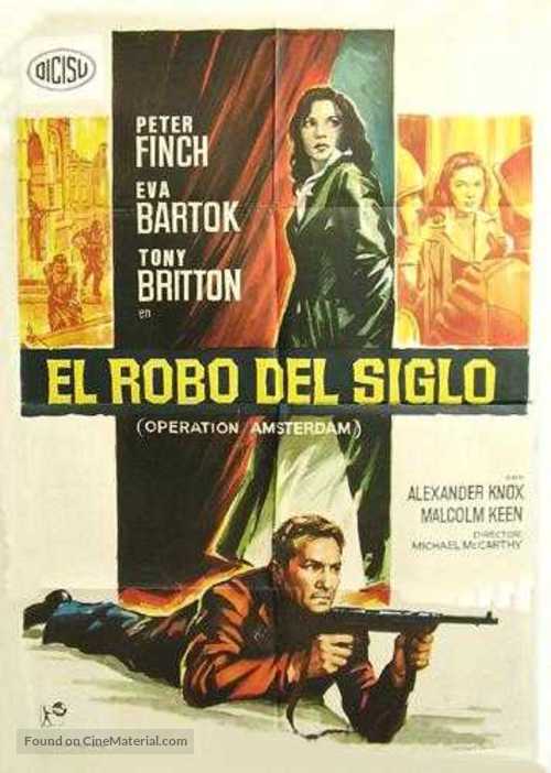 Operation Amsterdam - Spanish Movie Poster