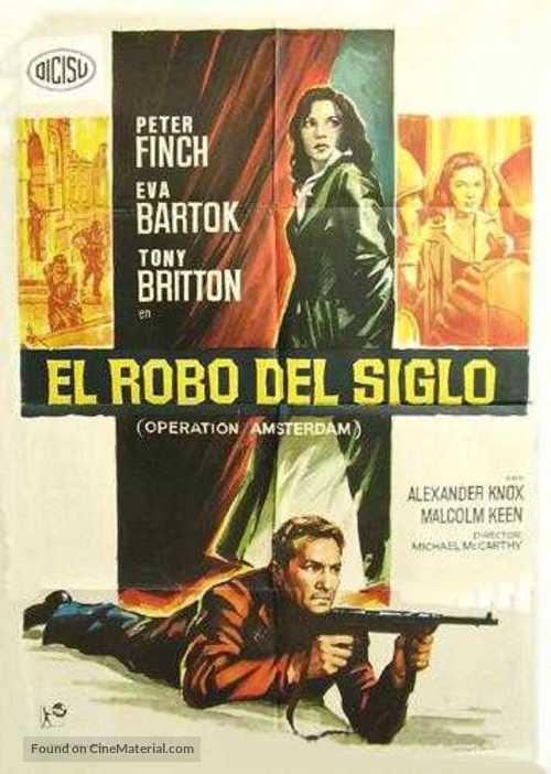 Operation Amsterdam - Spanish Movie Poster
