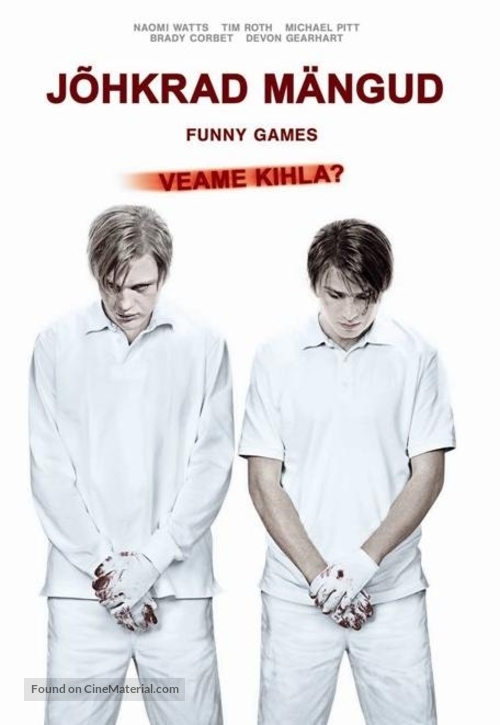 Funny Games U.S. - Estonian DVD movie cover